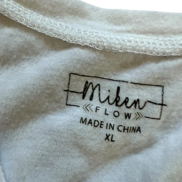 White Tank Top with Graphic Print - Picture 2 of 6